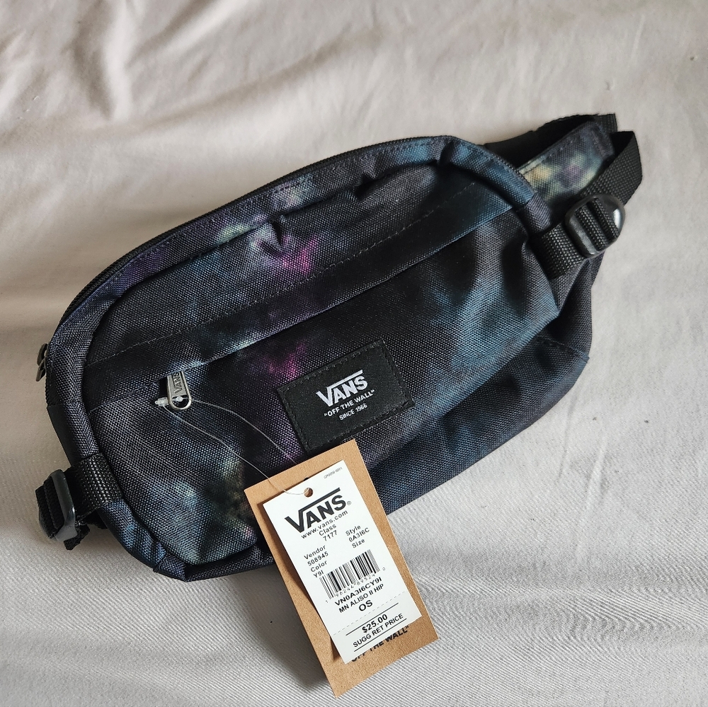 Vans Black and Blue Belt Bag